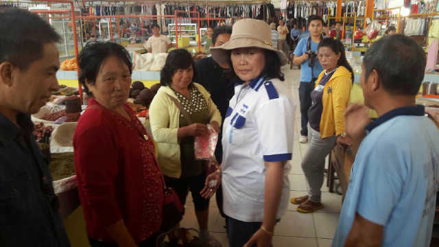LSW Kampanye di Pasar Tomohon